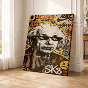Cuadro Albert Einstein PopArt