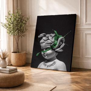 Cuadro Escultura Drip Harder